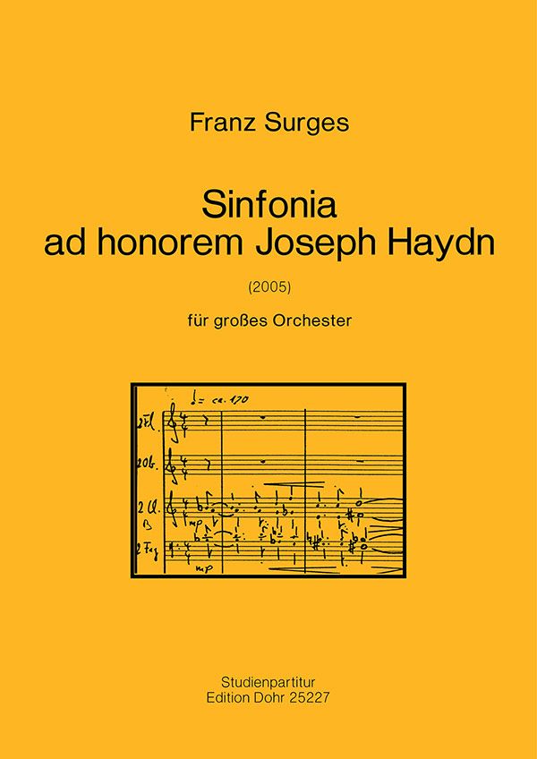 Sinfonia ad honorem Joseph Haydn (2005) (für großes Or
