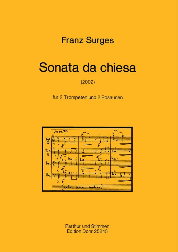 Sonata da chiesa für 2 Trompeten und 2 Posaunen (2002)