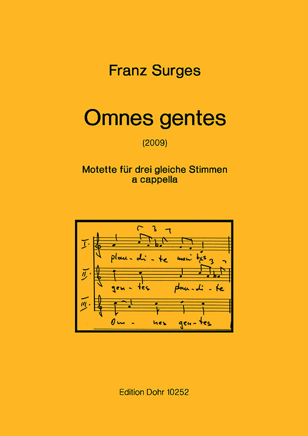 Omnes gentes für gem Chor a cappella