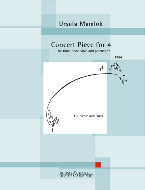 BB3266 Concert Piece for 4 für Flöte, Oboe, Viola und