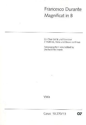 Magnificat B-Dur für gem Chor