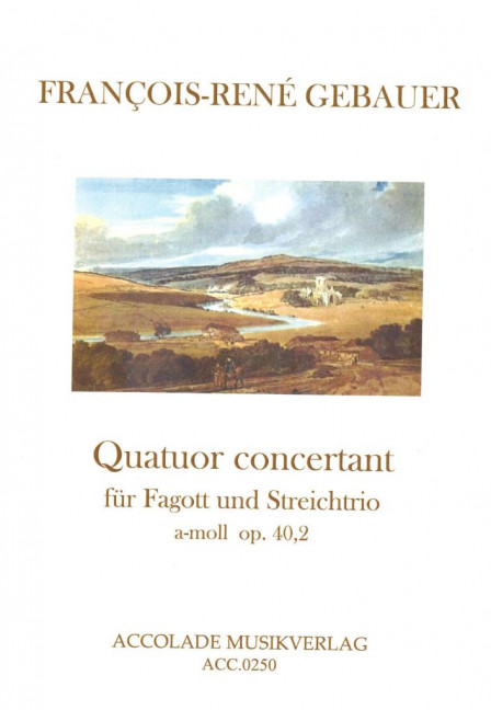 Quatuor concertant a-Moll op.40,2