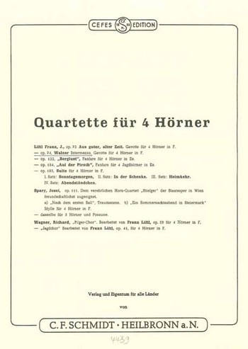 CFS4439 Walzer Intermezzo op.74