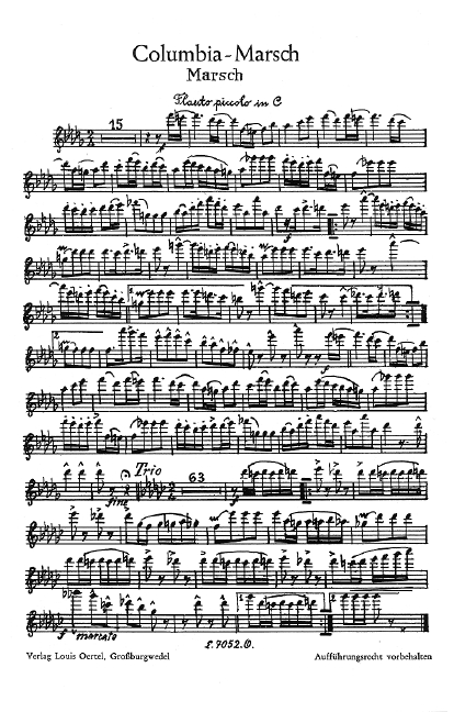 Rusch, Wilhelm Columbia-Marsch