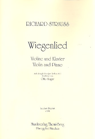 Wiegenlied op.41,1