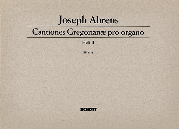 Cantiones Gregorianae pro organo Band 2