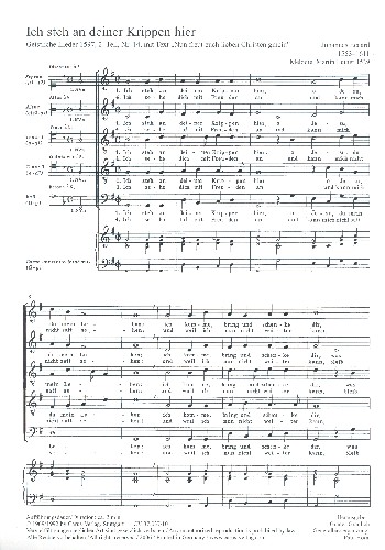 Ich steh an deiner Krippen hier