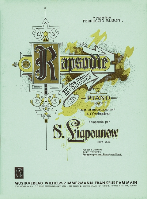 Ukrainische Rhapsodie op.28