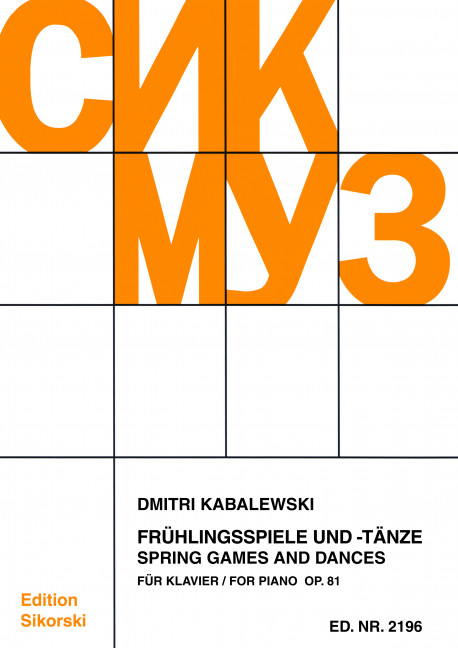 Frühlingsspiele und -tänze op.81