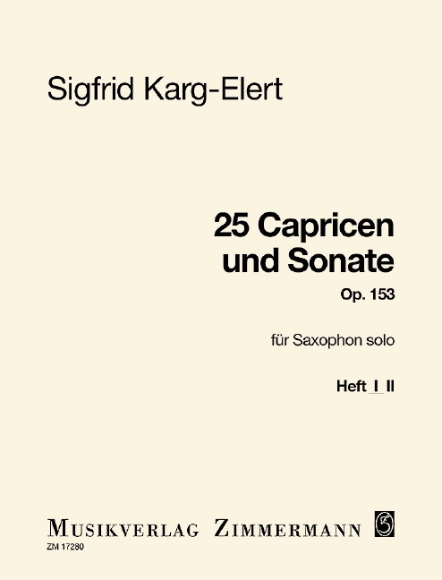 25 Capricen und Sonate op.153 Band 1 (Capricen 1-14)