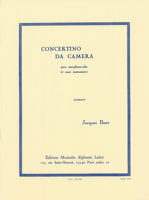 Concertino da camera pour saxophone