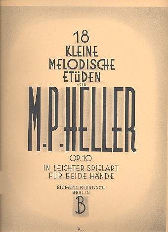 18 kleine melodische Etüden op.10