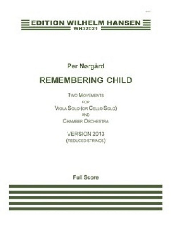 WH32021 Remembering Child (2013)