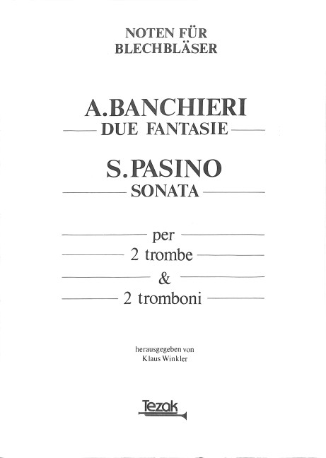 DUE FANTASIE PER 2 TROMBE & 2
