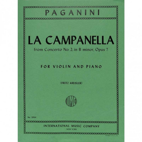 La Campanella from Concerto no.2 B minor op.7