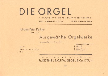Ausgewählte Orgelwerke (pedaliter)