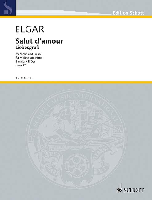Salut d'amour op.12 (in E Major)