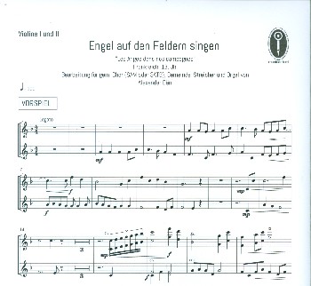 Engel auf den Feldern singen