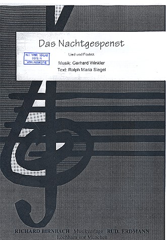 Das Nachtgespenst: Einzelausgabe