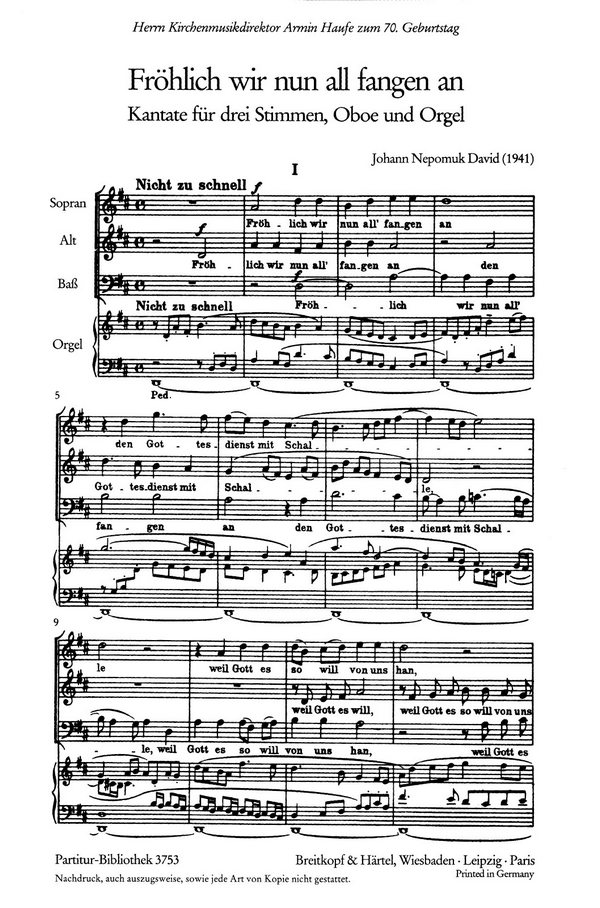 Fröhlich wir nun all fangen an