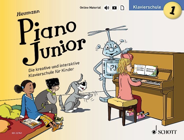 Piano junior - Klavierschule Band 1 (+Online-Material)