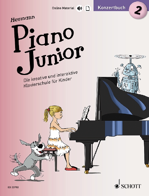 Piano junior - Konzertbuch Band 2 (+Online-Material)