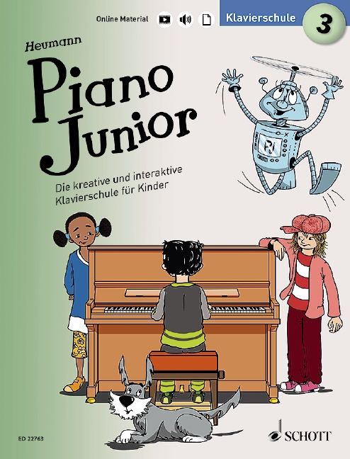 Piano junior - Klavierschule Band 3 (+Online-Audio)