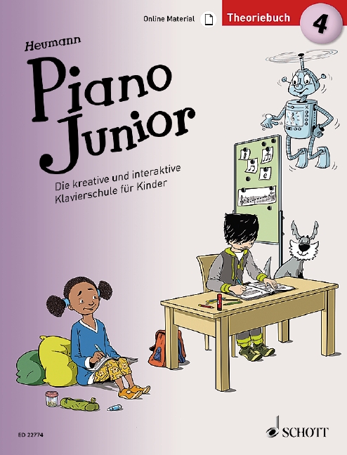 Piano junior - Theoriebuch Band 4 (+Online-Material)