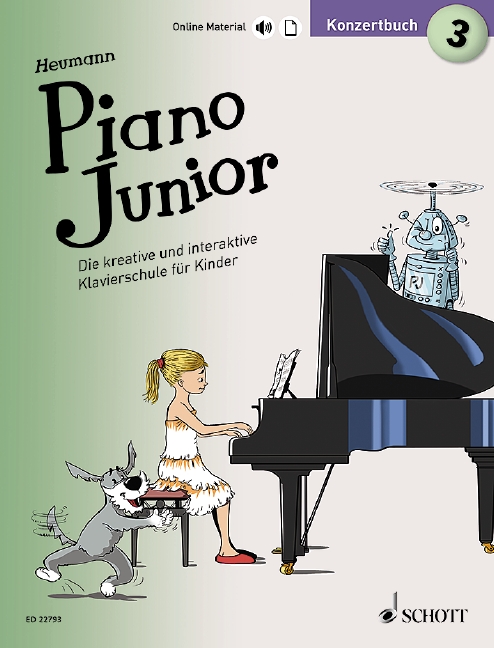 Piano junior - Konzertbuch Band 3 (+Online Audio)