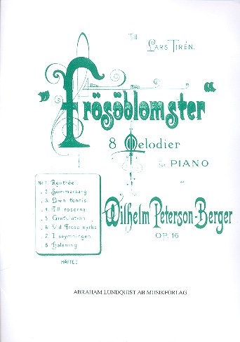 Frösöblomster op.16 vol.1