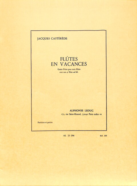 Flûtes en vacances