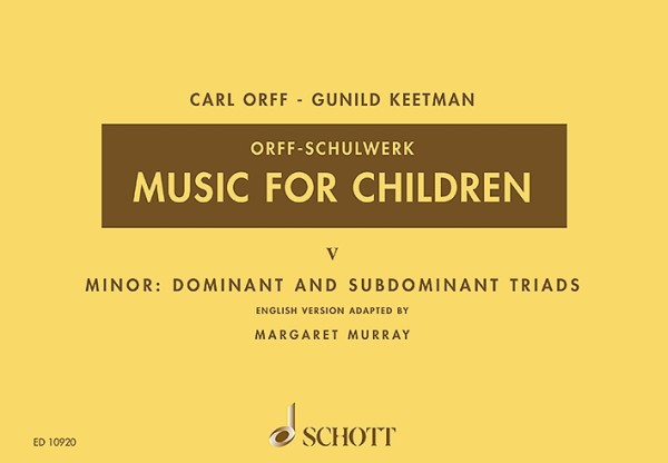 Music for Children vol.5 minor: dominant and subdominant triads