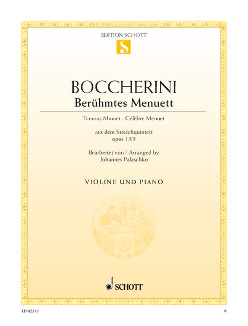 Berühmtes Menuett op.13,5