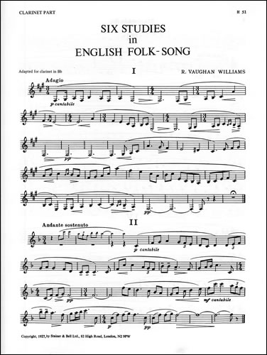 6 Studies in English Folk Songs