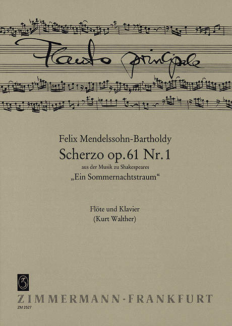 Scherzo op.61,1 für Flöte