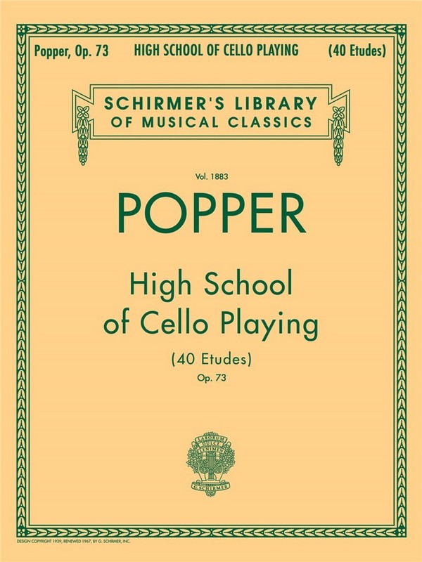 High School of Cello Playing op.73
