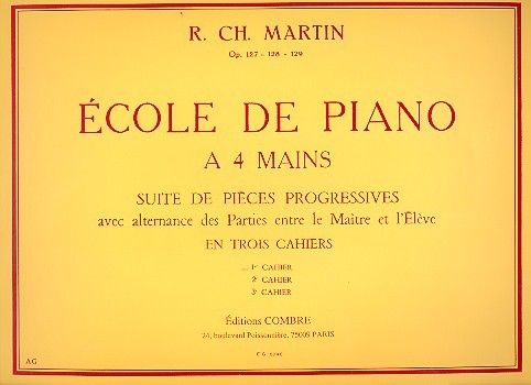 École de piano à 4 mains vol.1 op.127