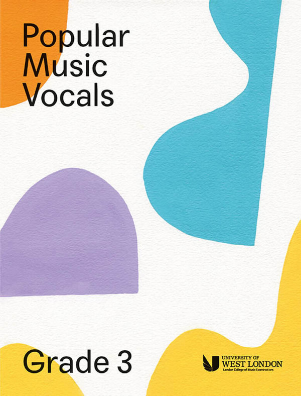 LL295 Popular Music Vocals Grade 3 (+Online Audio Access)