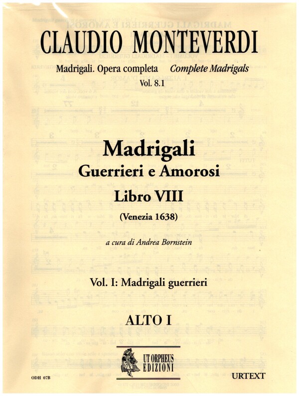 Madrigali guerrierivol.1 (Venezia 1638) Vol.1