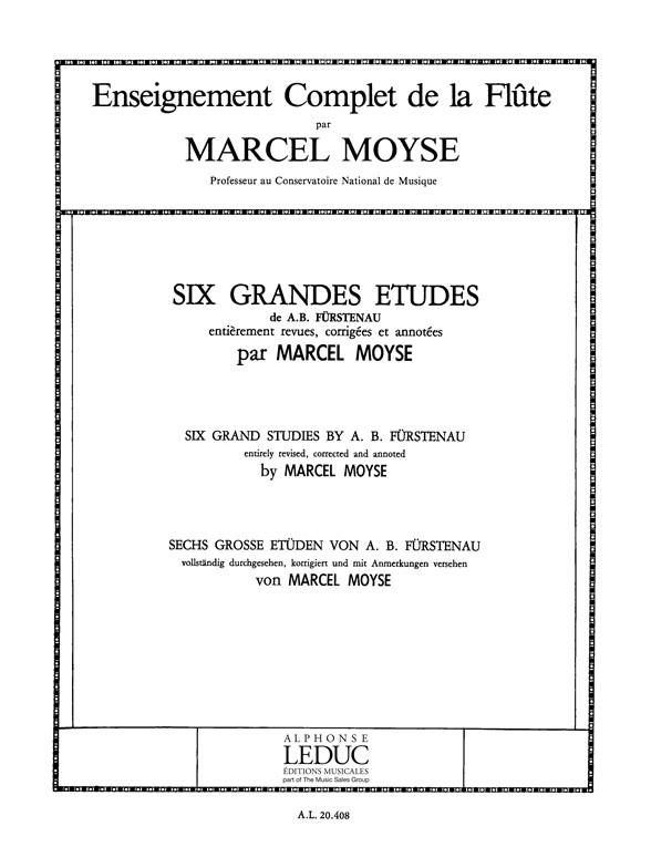 6 Grandes etudes op.29