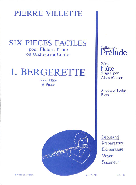 SIX PIECES FACILES POUR FLUTE ET