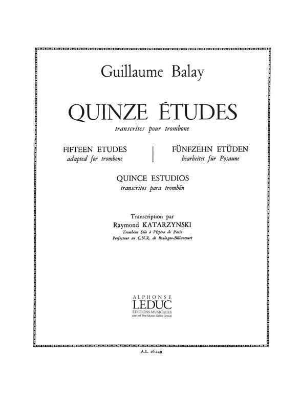 15 études pour trombone