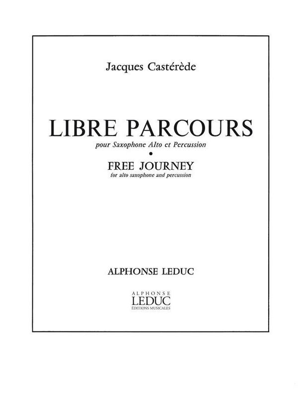 Libre parcours pour saxophone