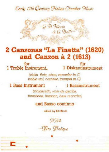 La finetta  and  canzon a 2