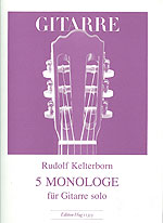 5 MONOLOGE FUER GITARRE (1986)