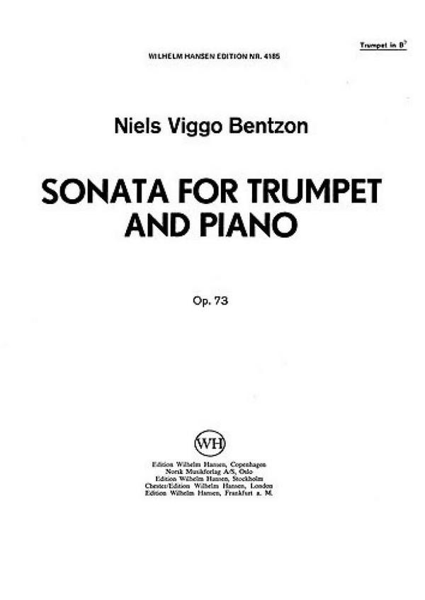 SONATA FOR TRUMPET AND PIANO, OP.