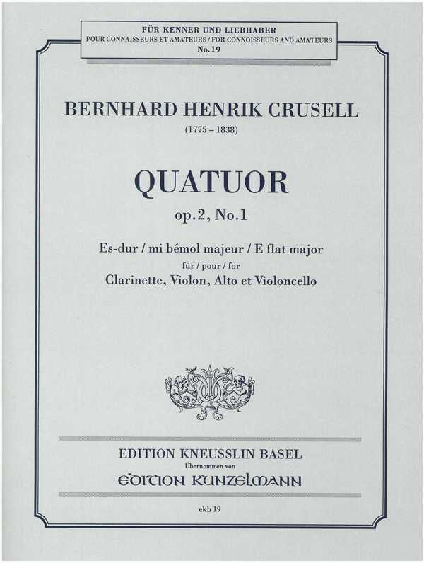 Quartett Es-Dur op.2,1
