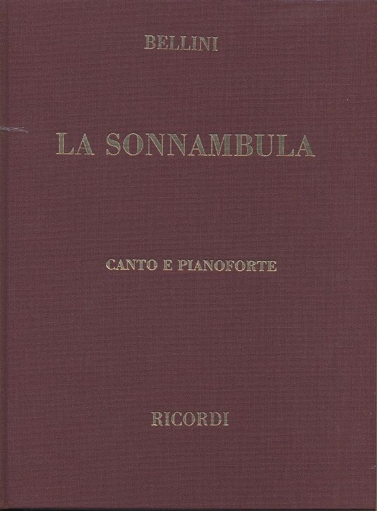 La Sonnambula Klavierauszug (it, geb)