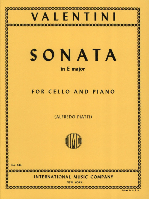 Sonata E major