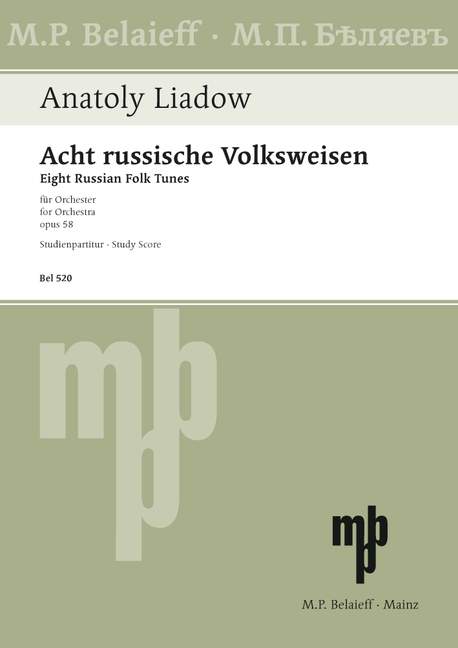 8 russische Volksweisen op.58